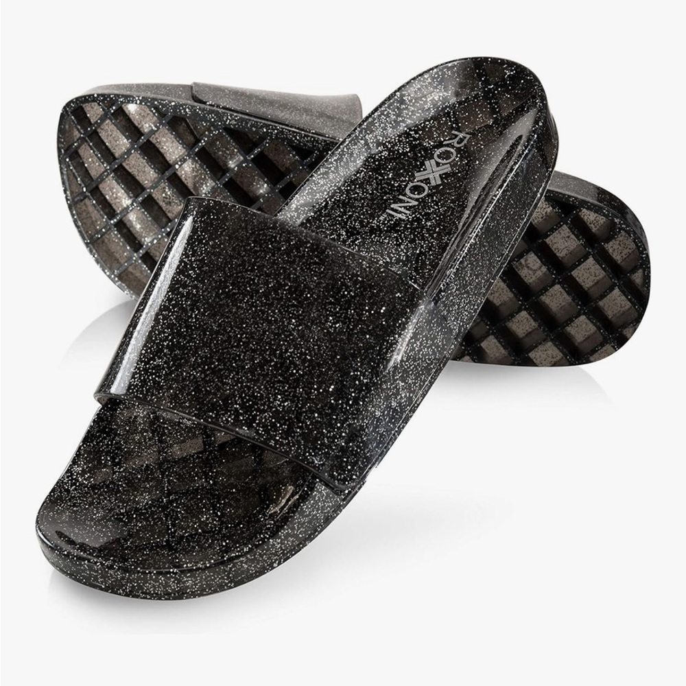 Roxoni Jelly Glitter Slide Sandal